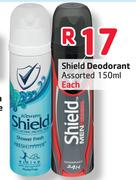 Shield Deodorant Assorted-150ml