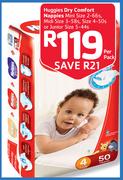 Huggies Dry Comfort Nappies-Per Pack