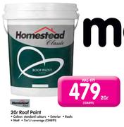 Homestead 20L Roof Paint
