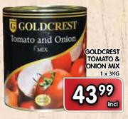Goldcrest Tomato & Onion Mix-1x3kg