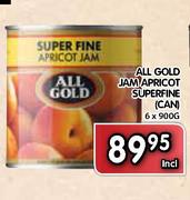 All Gold Jam Apricot Superfine(Can)-6x900g