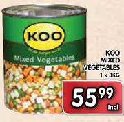 Koo Mixed Vegetables-1x3kg