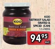 Koo Beetroot Salad Grated & Spiced(Can)-12x405g