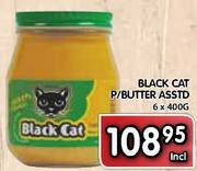 Black Cat P/Butter Asstd-6x400g