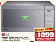 LG 40L Silwer Spieel Mikrogolf Oond MS4042G