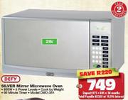 Defy 28L Silver Mirror Microwave Oven DMO351