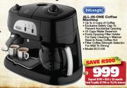 Delonghi All-In-One Coffee Machine BCO130