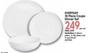 Everyday 18 Piece Coupe Dinner Set-Per Set