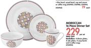 Maroccan 16 Piece Dinner Set-Per Set