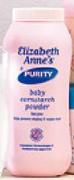 Elizabeth Anne's & Purity Baby Cornstarch Powder-200gm
