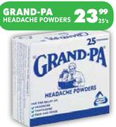 Grand-Pa Headache-Powders-25's