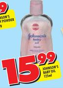Johnson's Baby Oil-125ML