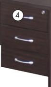 Bedford 3 Drawer Fitted Pedestal-Each