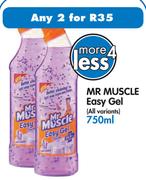 Mr Muscle Easy Gel-2x750ml