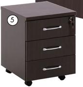 Bedford 3 Drawer Mobile Pedestal-Each