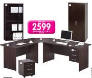 Bedford Basic Home Office Desk Suite-Per Bundle Of 1,2 & 3