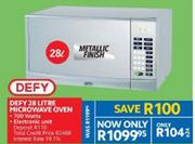 Defy 28Ltr Microwave Oven