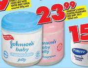Johnson's Lightly Scented/Fragrance Free Baby Jelly-500ml Each