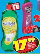 Sunlight Dishwashing Liquid Assorted-750ml