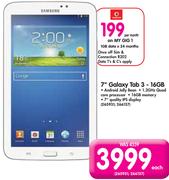 Samsung 7" Galaxy Tab 3 16GB-On My Gig 1