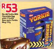 Nestle Yorkie Milk Chocolate Egg With 2 Yorkie Bars And A Yerkie Mug-210g
