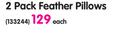 Sheraton 2 Pack Feather Pillows