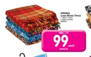 Aranda Lusso Blocks Throw-130cm x 170cm