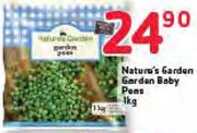 Nature's garden Garden Baby Peas-1kg