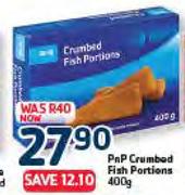 PnP Crumbed Fish Portions-400g