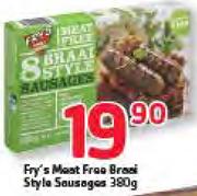 Fry's Meat Free Braai Style Sausages-380G