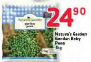 Nature's Garden Baby Peas-1Kg