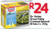 Dr. Outkar Green Valley Creamed Spinach & Feta-2x250G
