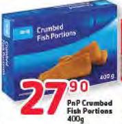 PnP Crumbed Fish Pertions-400G