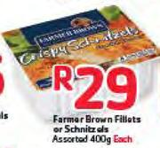 Farmer Brown Fillets Or Schnitzels Assorted-400G