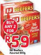 I&J Beefers Assorted-2x800G