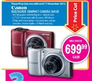 Canon Red/Silver Compact Camera-A810 Each
