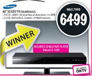 Samsung 3D LED TV (UA40EH6030) - 40"