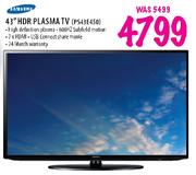 Samsung HDR Plasma TV-43"