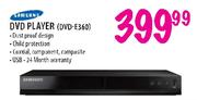 Samsung DVD Player-DVD-E360