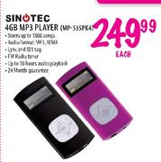 Sinotec 4GB MP3 Player Each