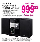 Sony Micro Hi-Fi With Ipod Dock