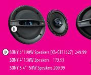 Sony 6" 190W Speakers