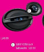 Sony 400W 6x9 Subwoofer
