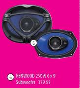 Kenwood 250W 6x9 Subwoofer