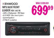 Kenwood MP3/AUX Front Loader (KDC-3051R)
