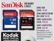 Sandisk SDHC 32GB Ultra Card