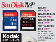 Sandisk SDHC 8GB Card