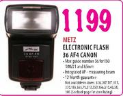Metz Electronic Flash 36 AF4 Canon
