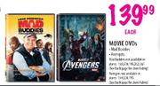 Movie DVDs Mad Buddies & Avengers-Each