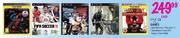 PS3 Games Gran Turismo 5, FIFA Soccer 11, Smackdown VS Raw 2011, Crysis 2 & Home Front-Each
